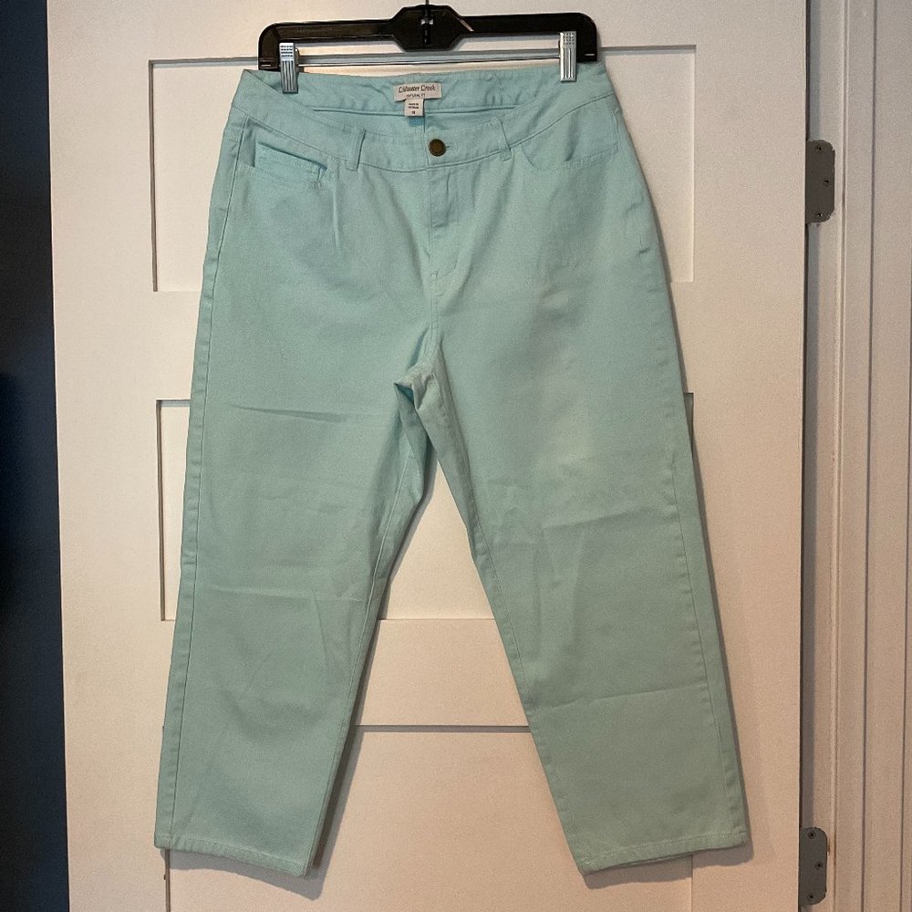 Light Blue Capri Pants